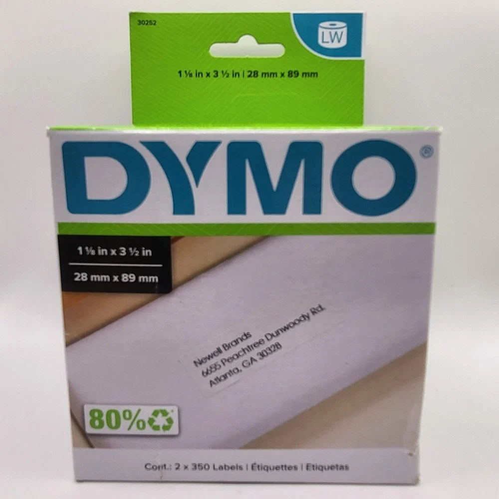 Dymo Label Writer Address‎ Labels 28x89mm 4 Rolls 350 Each 2 Boxes NIB